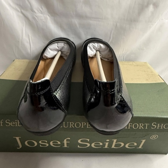 Josef Seidel Womens Pippa 07 Ballet Flats Black & Metallic Shoes EU 36 US 5-5.5 - Picture 7 of 16